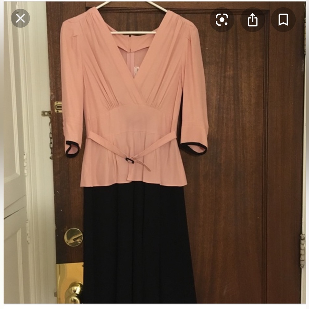 EUC Stop Staring Pink and Black Dress